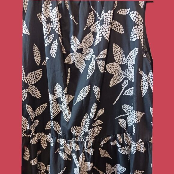 Steve Madden Sunny Disposition Babydoll Dress In Faded Blk XXLarge - Picture 8 of 9